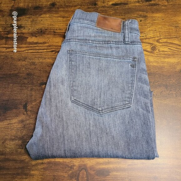 Madewell Jeans 28 Skinny Skinny 9" High Riser Shaw Wash F4804 Stretch Denim - Picture 3 of 11